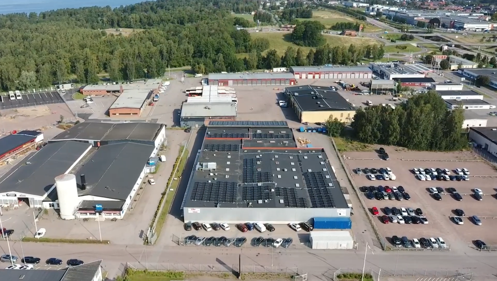 Solpaneler hos Euroflon